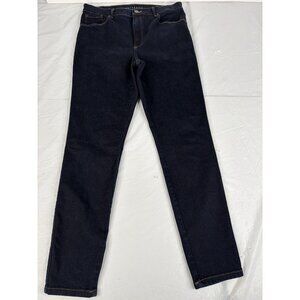Mott & Bow High Rise Skinny Blue Jane Jeans Women’s 31x28 Dark Wash Stretch